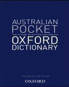 The Australian Pocket Oxford Dictionary