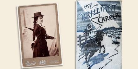Covers of Miles Franklin&#039;s &quot;My Brilliant Career&quot; (1901); &amp; &quot;All That Swagger&quot; (1936)