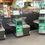 Supermarket self-service checkouts